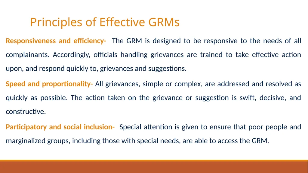 Grievance Redress Mechanism Sensitization of - slide 12 of 26