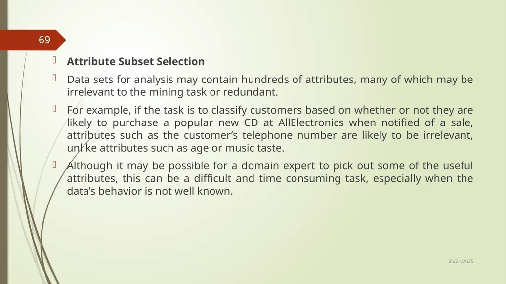 Data Preprocessing Shailaja K.P What Is Data - slide 69 of 117