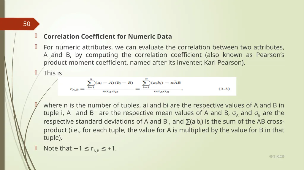 Data Preprocessing Shailaja K.P What Is Data - slide 50 of 117
