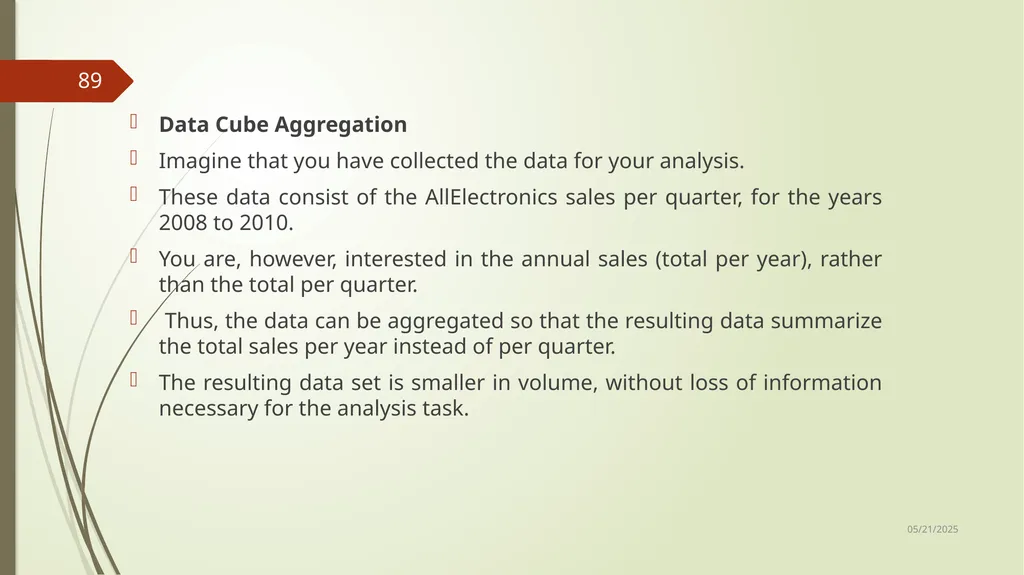 Data Preprocessing Shailaja K.P What Is Data - slide 89 of 117