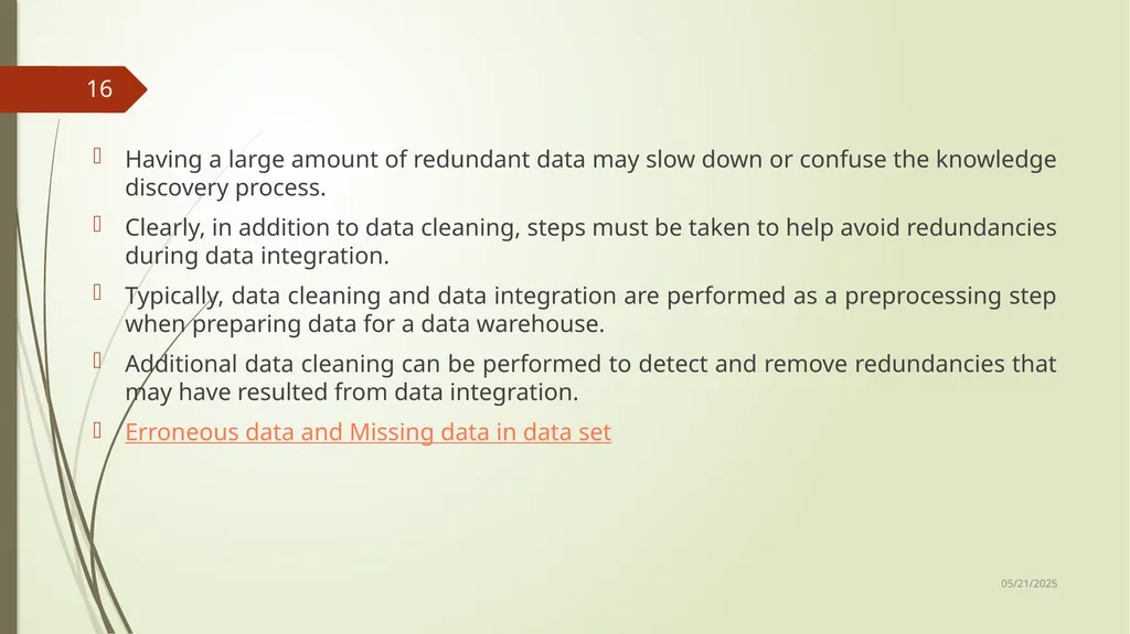 Data Preprocessing Shailaja K.P What Is Data - slide 16 of 117