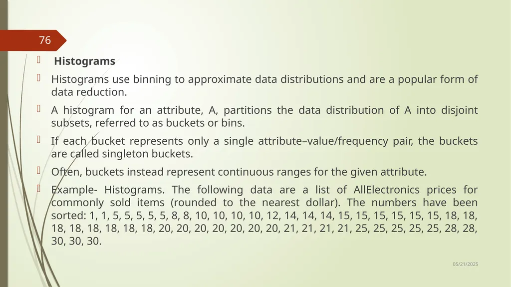 Data Preprocessing Shailaja K.P What Is Data - slide 76 of 117