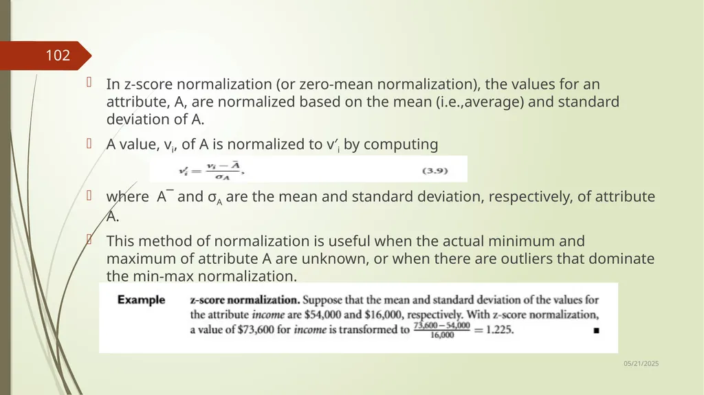 Data Preprocessing Shailaja K.P What Is Data - slide 102 of 117