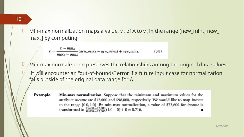 Data Preprocessing Shailaja K.P What Is Data - slide 101 of 117