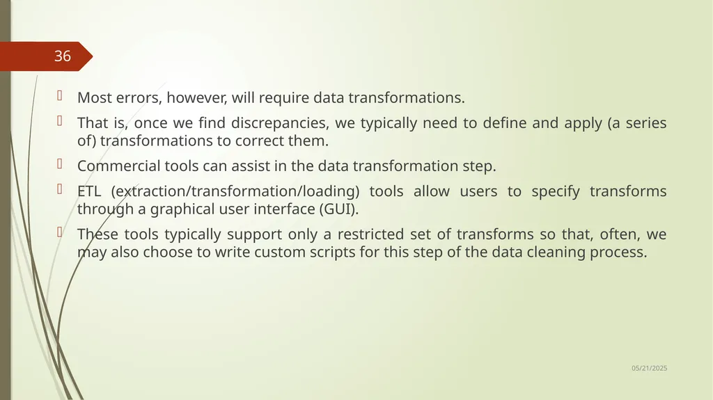 Data Preprocessing Shailaja K.P What Is Data - slide 36 of 117