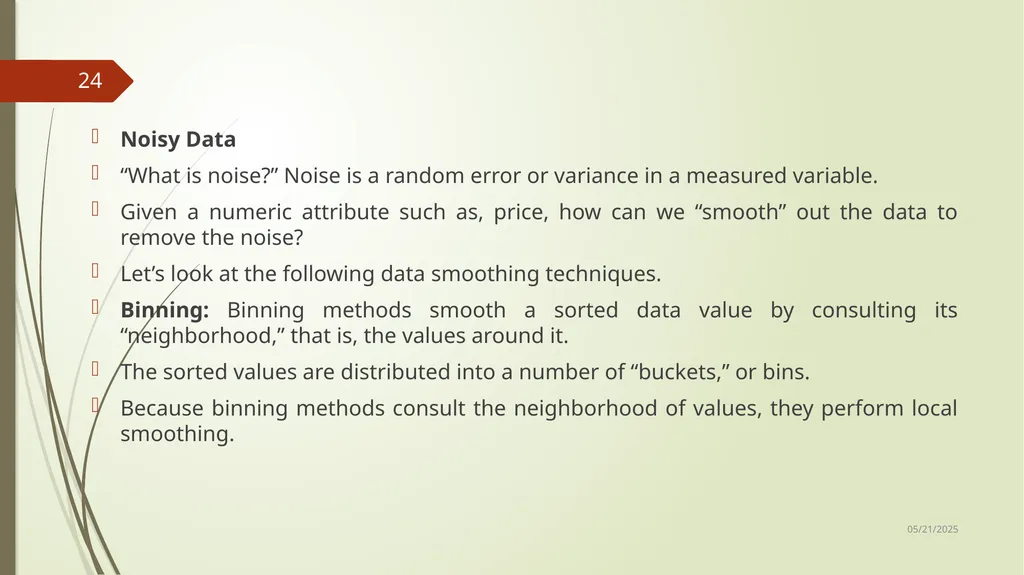 Data Preprocessing Shailaja K.P What Is Data - slide 24 of 117