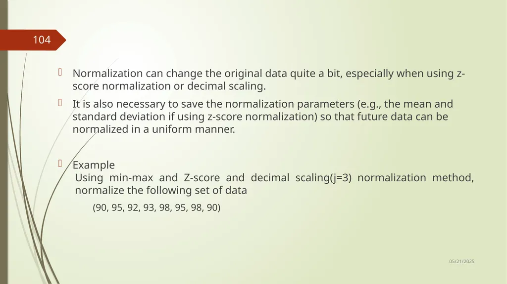 Data Preprocessing Shailaja K.P What Is Data - slide 104 of 117