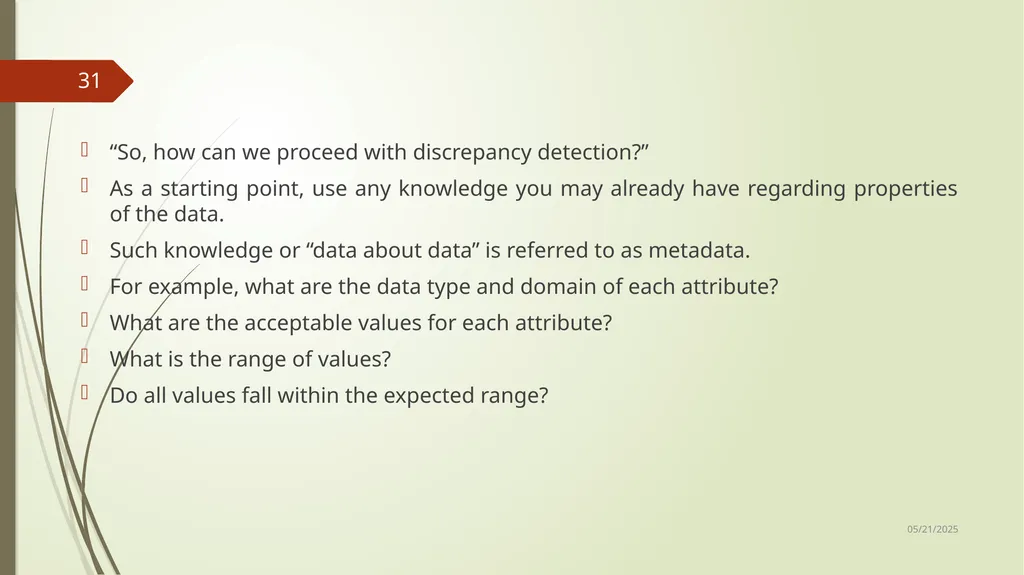 Data Preprocessing Shailaja K.P What Is Data - slide 31 of 117