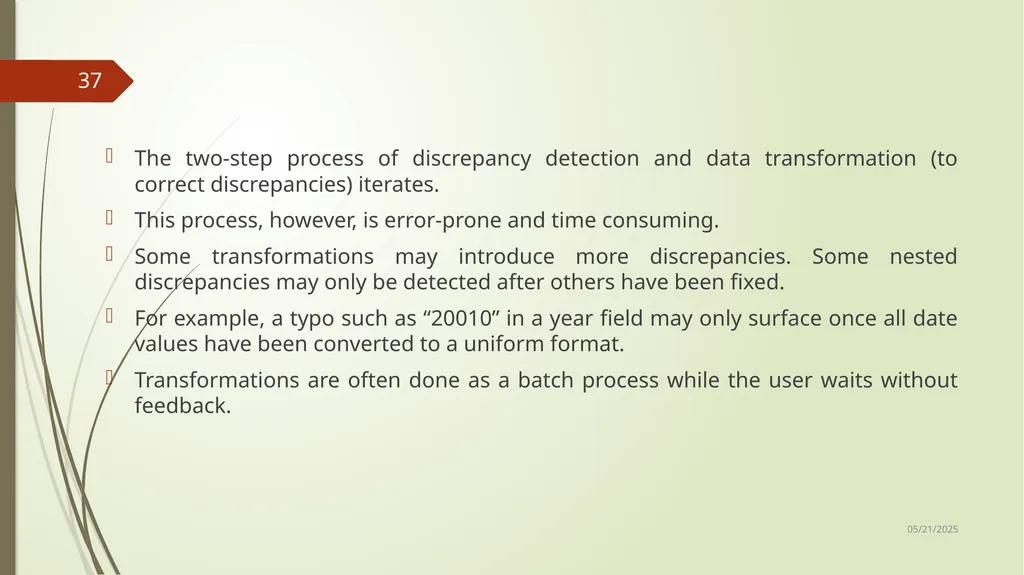 Data Preprocessing Shailaja K.P What Is Data - slide 37 of 117