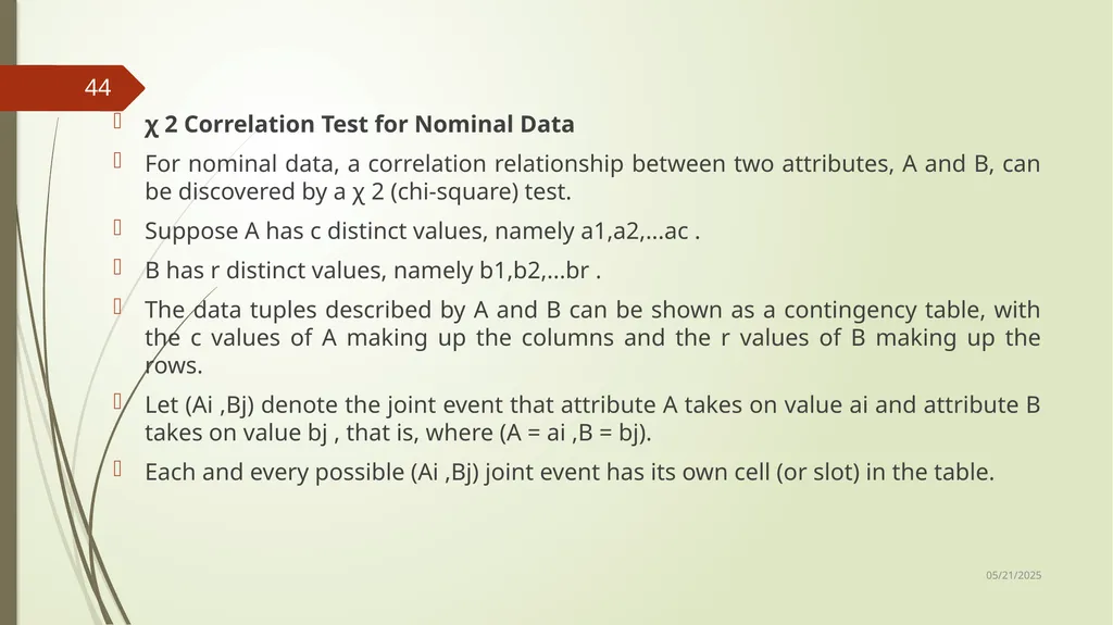 Data Preprocessing Shailaja K.P What Is Data - slide 44 of 117