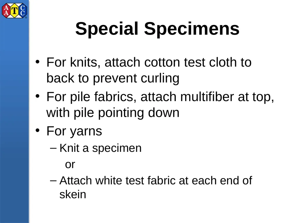 AATCC Test Method 61-2013e(2020)e2 Colorfastness - slide 15 of 31