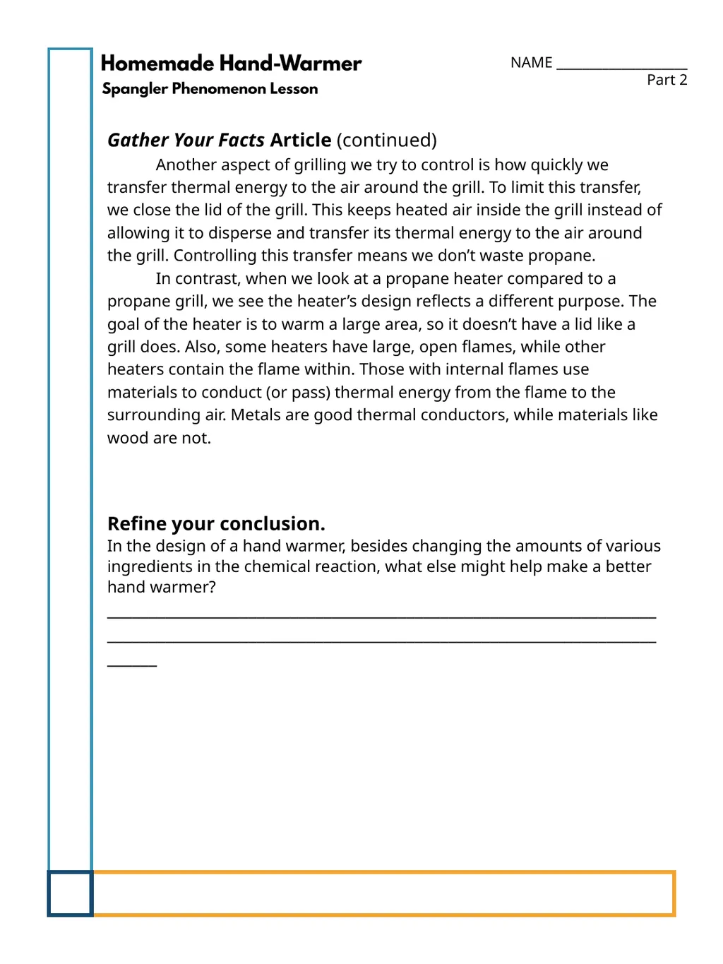 Teacher Directions, Handouts, and Answer Key - slide 10 of 16