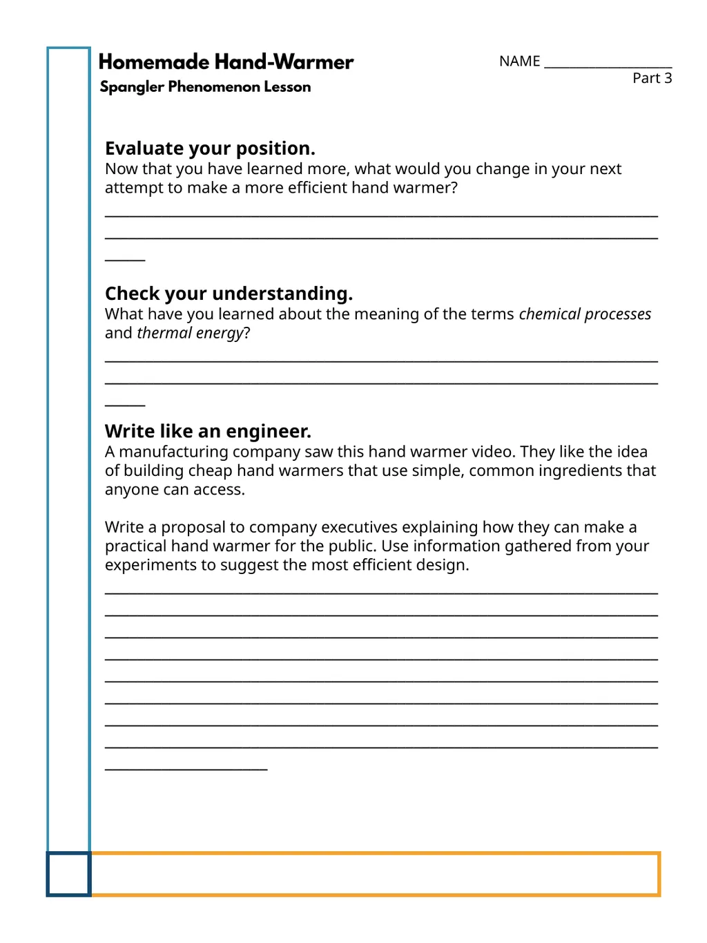 Teacher Directions, Handouts, and Answer Key - slide 11 of 16