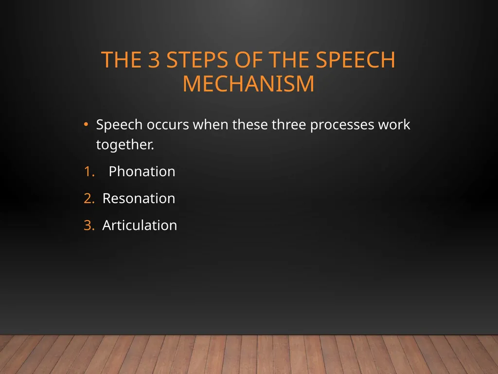 Speech Anatomy Phonation • Resonation • - slide 2 of 10