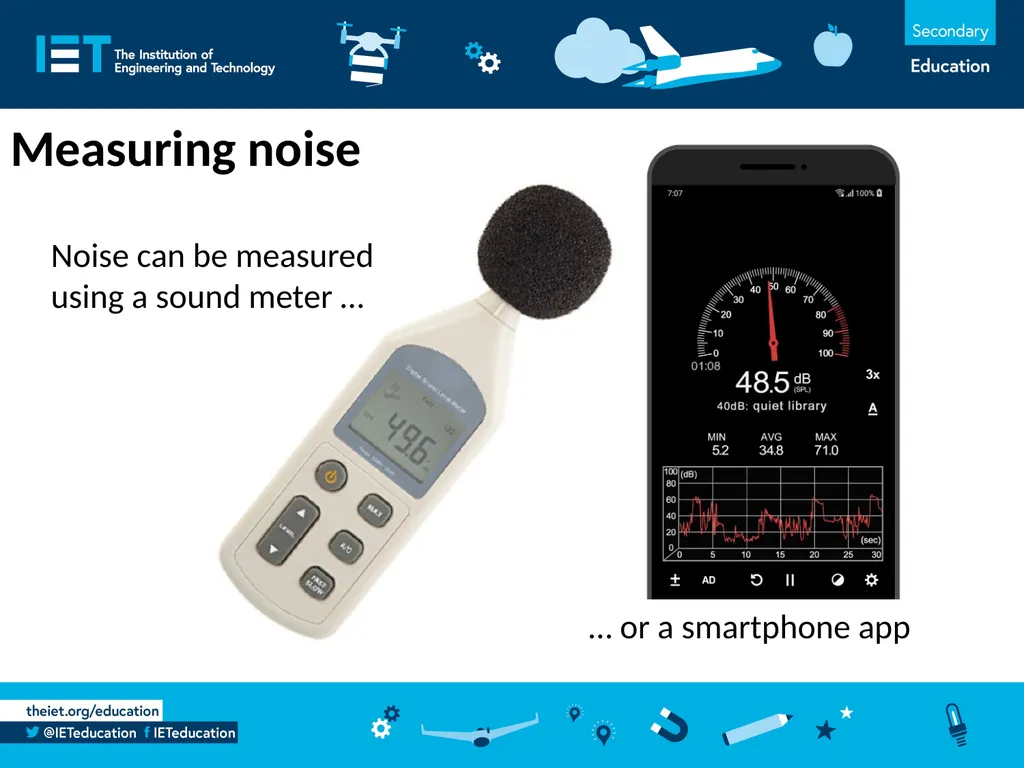 Measuring Noise Measuring the amount of noise - slide 6 of 8