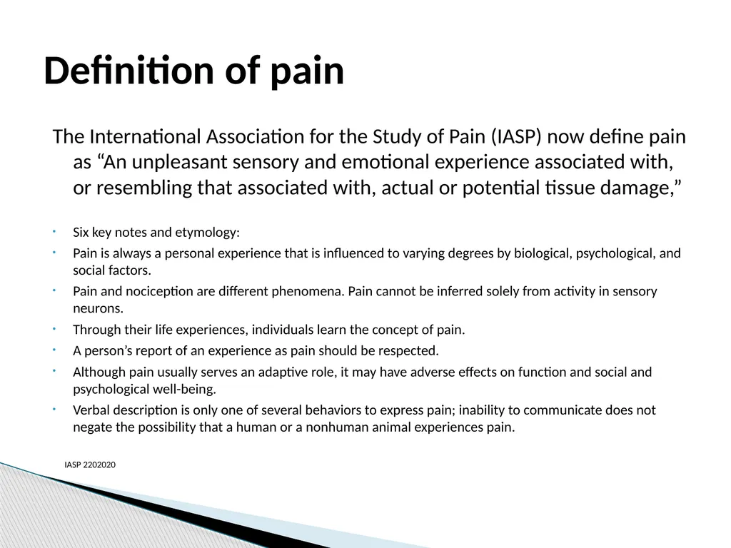 Pain management Prescribing: Case Studies Inge - slide 3 of 16