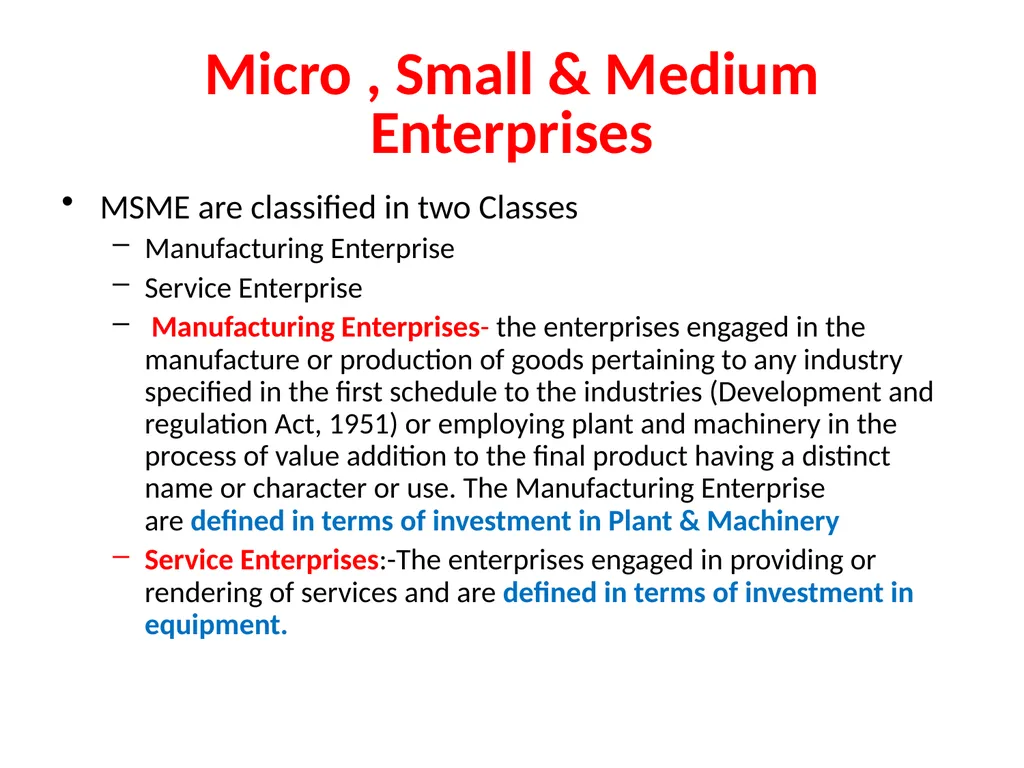 Entrepreneurship Development SMALL SCALE INDUSTRY - slide 5 of 12