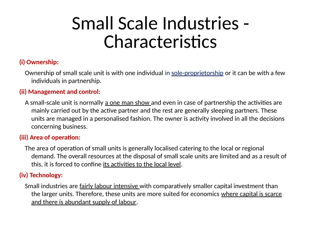 Entrepreneurship Development SMALL SCALE INDUSTRY - slide 7 of 12