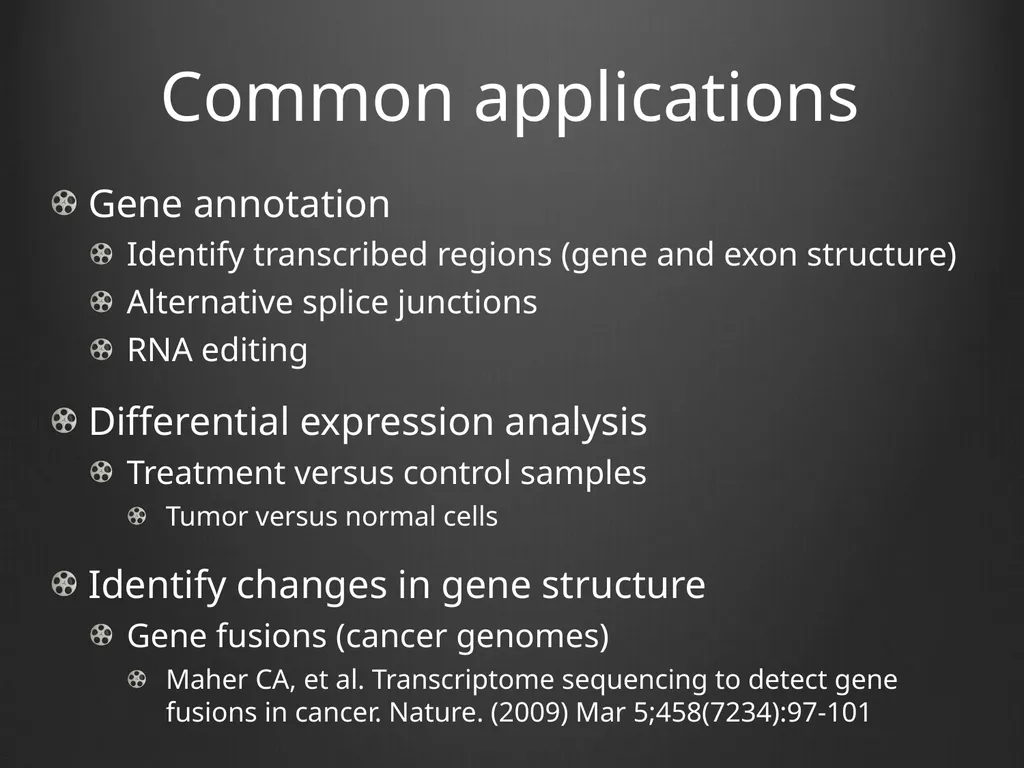 RNA-Seq Primer Understanding the RNA-Seq evidence - slide 3 of 29