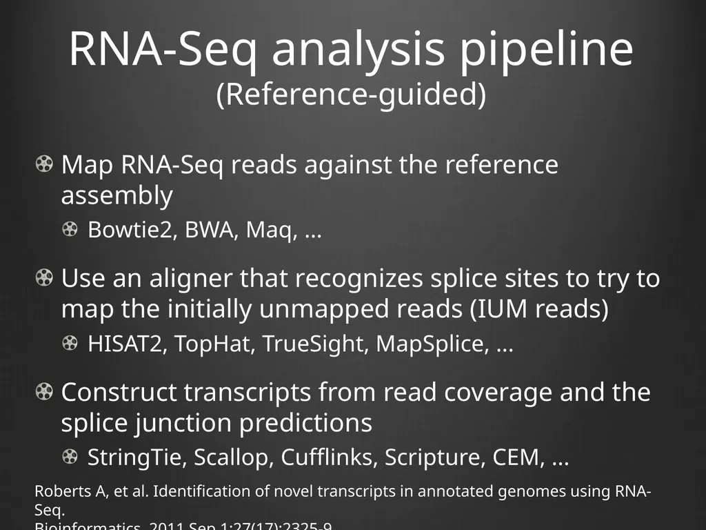 RNA-Seq Primer Understanding the RNA-Seq evidence - slide 9 of 29
