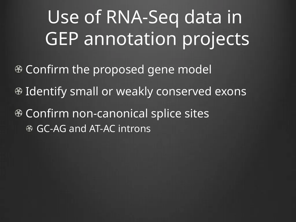 RNA-Seq Primer Understanding the RNA-Seq evidence - slide 27 of 29