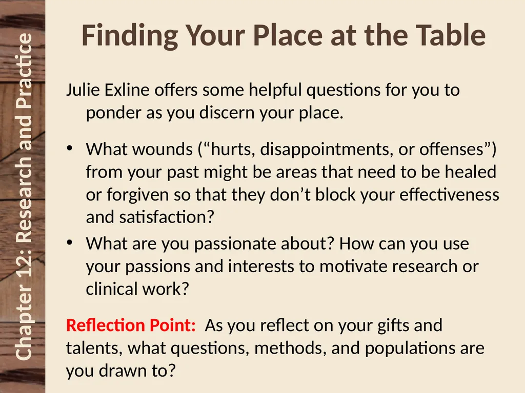 Chapter 13 Finding Your Place David N. Entwistle, - slide 22 of 23