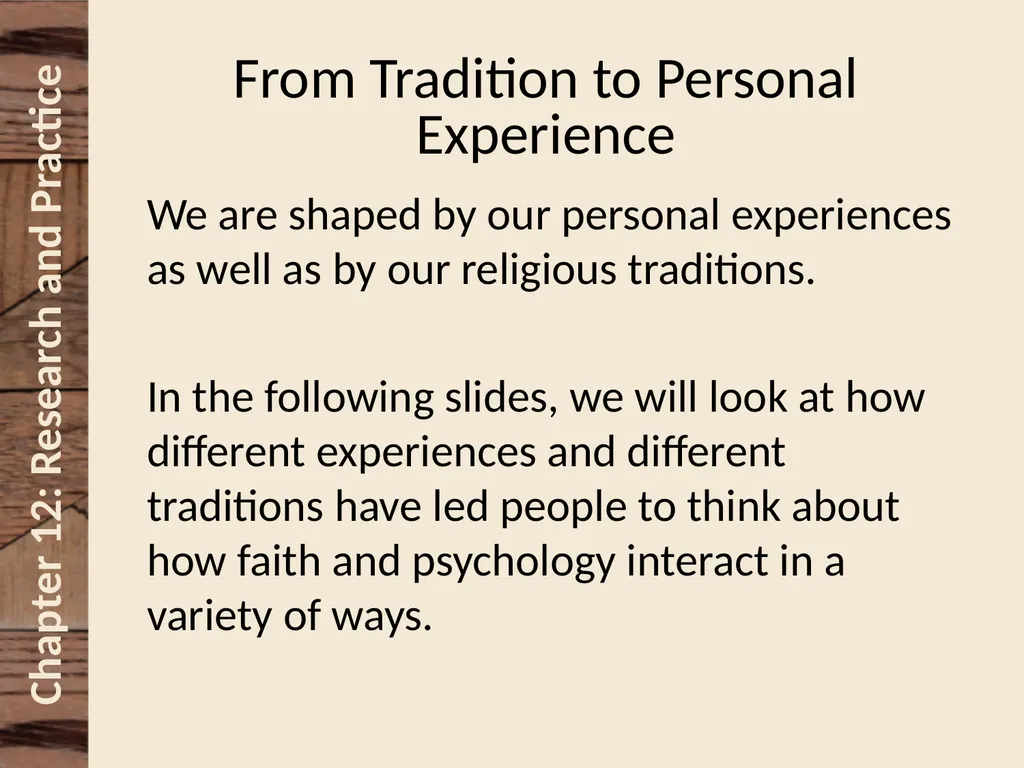 Chapter 13 Finding Your Place David N. Entwistle, - slide 12 of 23