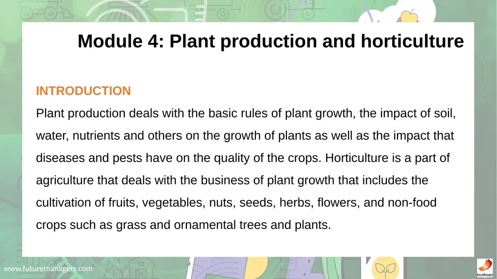 Agricultural Studies Grade 8 - slide 19 of 53