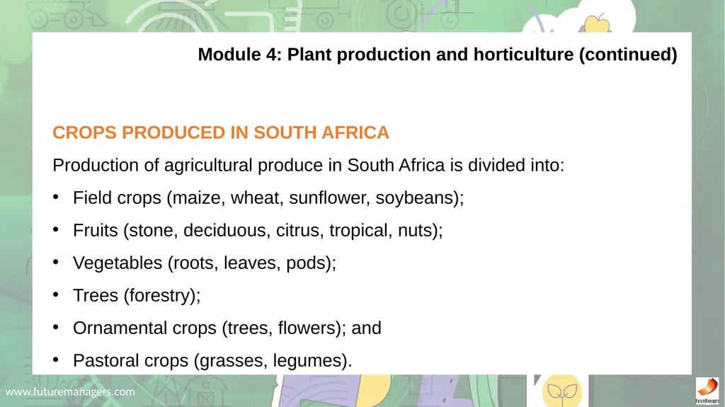 Agricultural Studies Grade 8 - slide 24 of 53