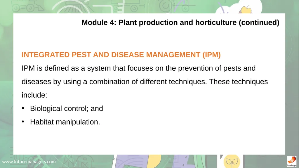 Agricultural Studies Grade 8 - slide 25 of 53