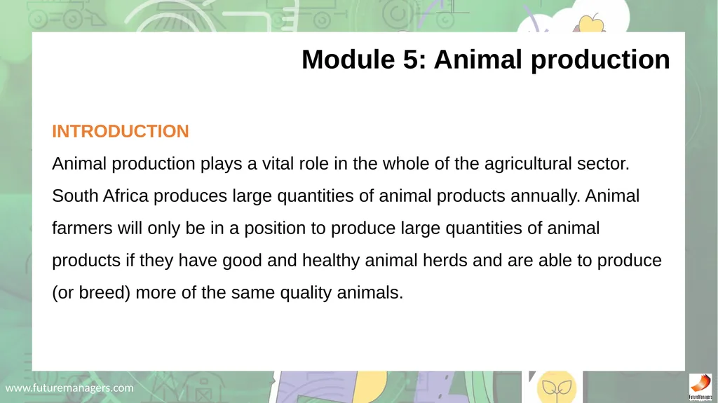 Agricultural Studies Grade 8 - slide 26 of 53