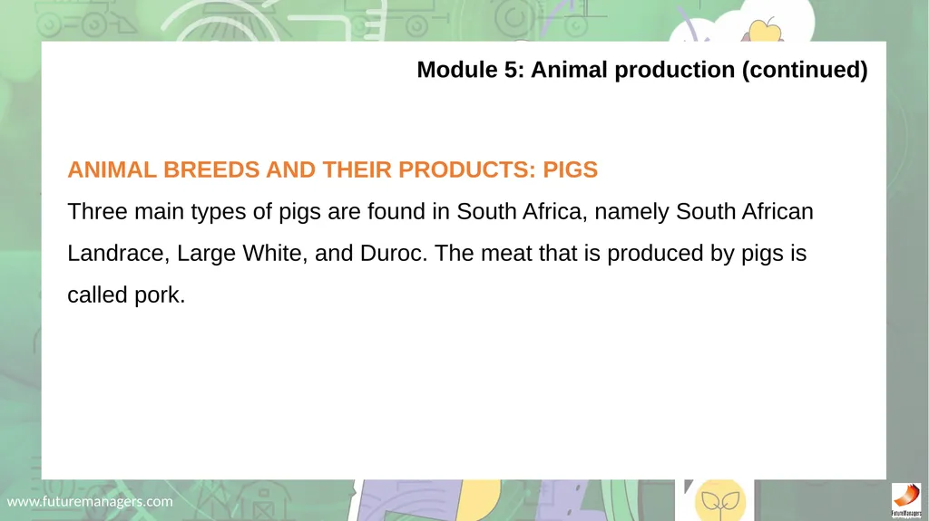 Agricultural Studies Grade 8 - slide 29 of 53