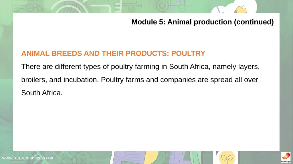 Agricultural Studies Grade 8 - slide 31 of 53