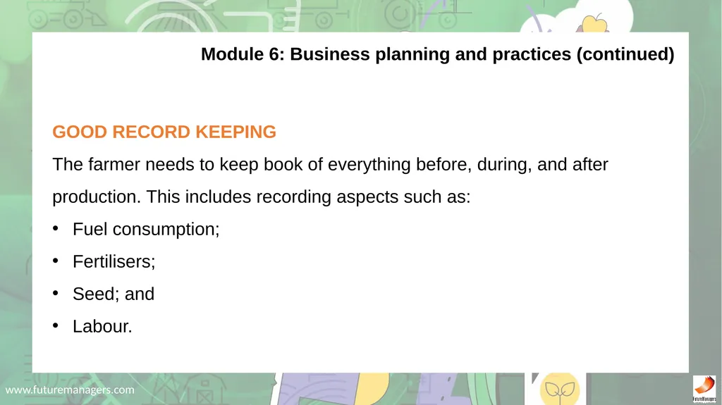Agricultural Studies Grade 8 - slide 39 of 53