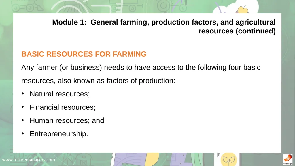 Agricultural Studies Grade 8 - slide 4 of 53