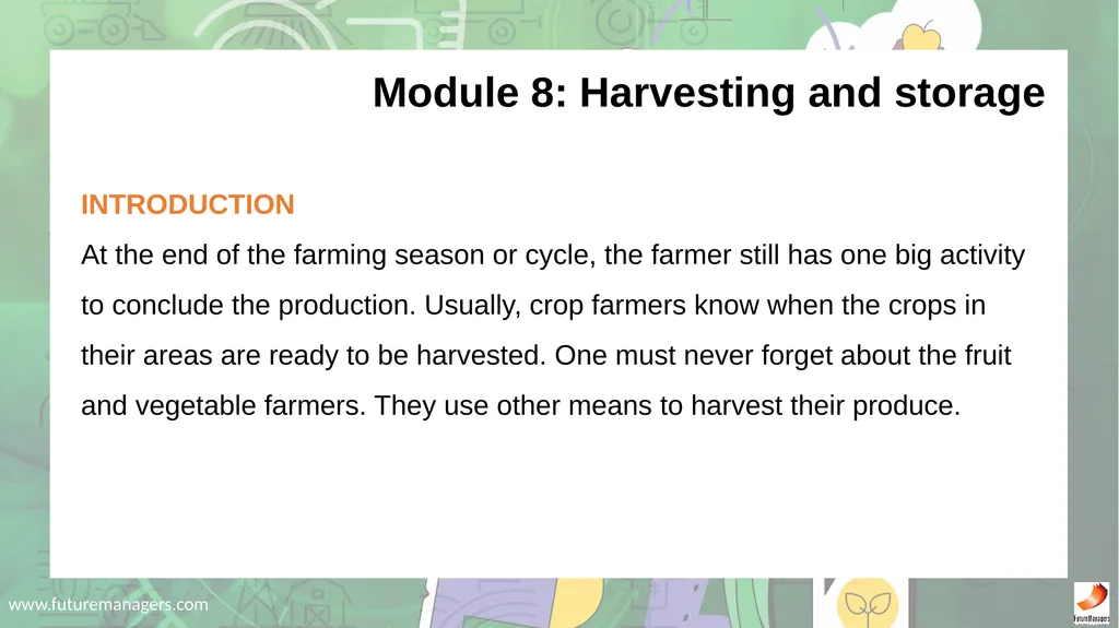 Agricultural Studies Grade 8 - slide 46 of 53