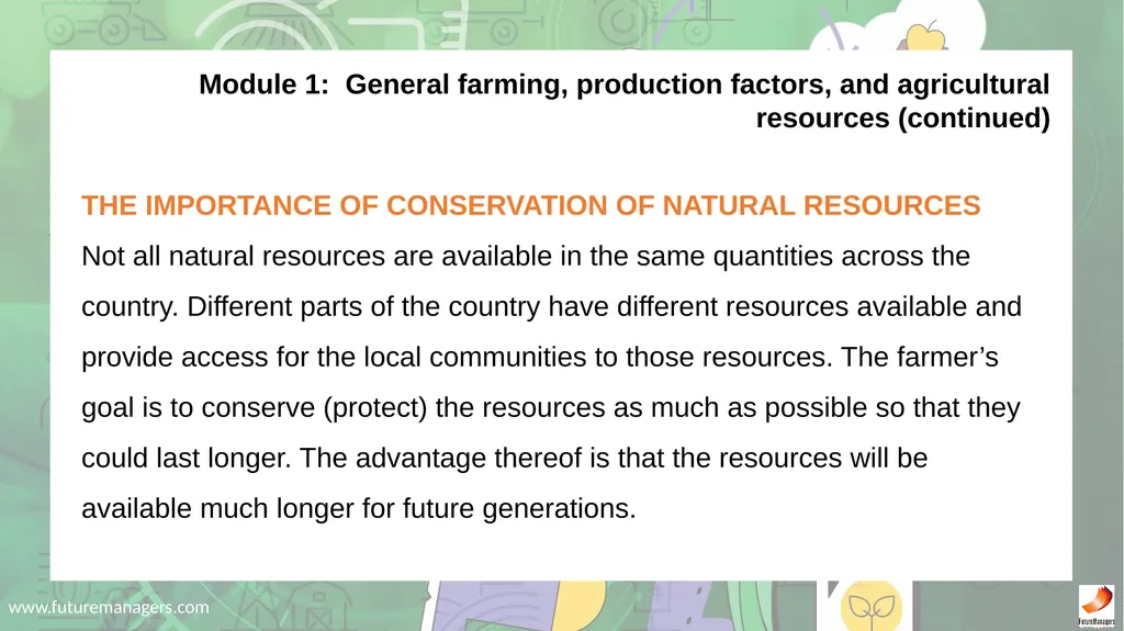 Agricultural Studies Grade 8 - slide 5 of 53