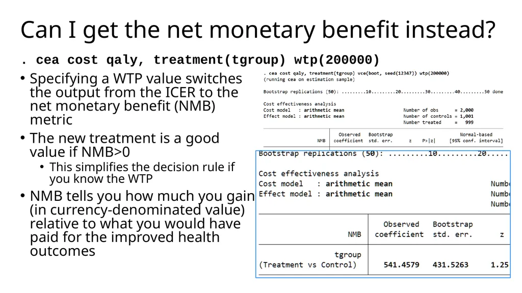 cea A suite of commands for trial-based - slide 27 of 43