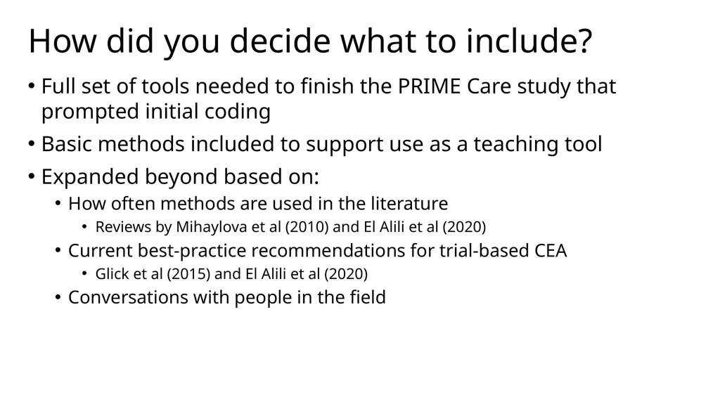 cea A suite of commands for trial-based - slide 11 of 43