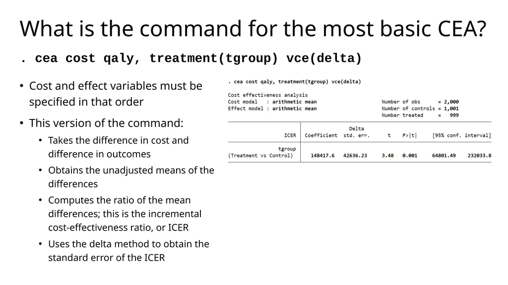 cea A suite of commands for trial-based - slide 13 of 43