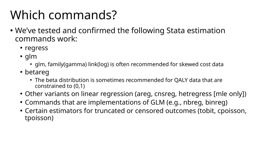 cea A suite of commands for trial-based - slide 29 of 43