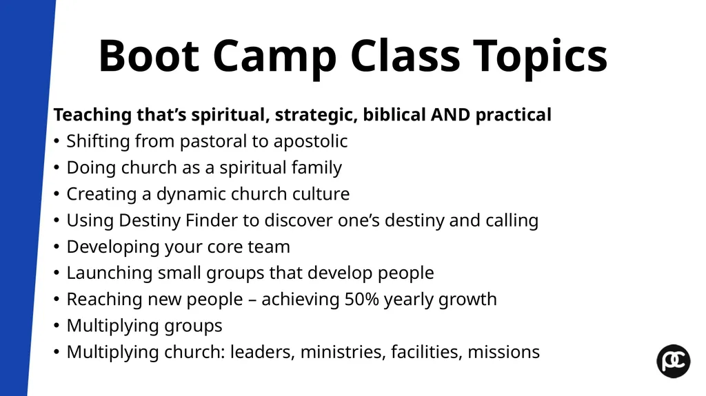Small Group Leader Training Workshop Pastor’s - slide 51 of 61