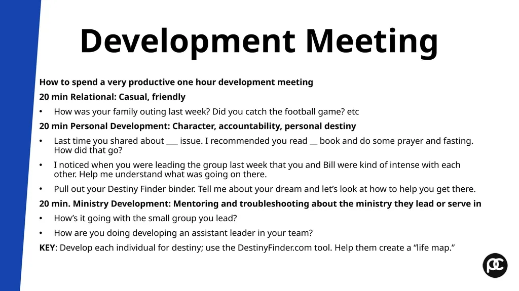 Small Group Leader Training Workshop Pastor’s - slide 13 of 61
