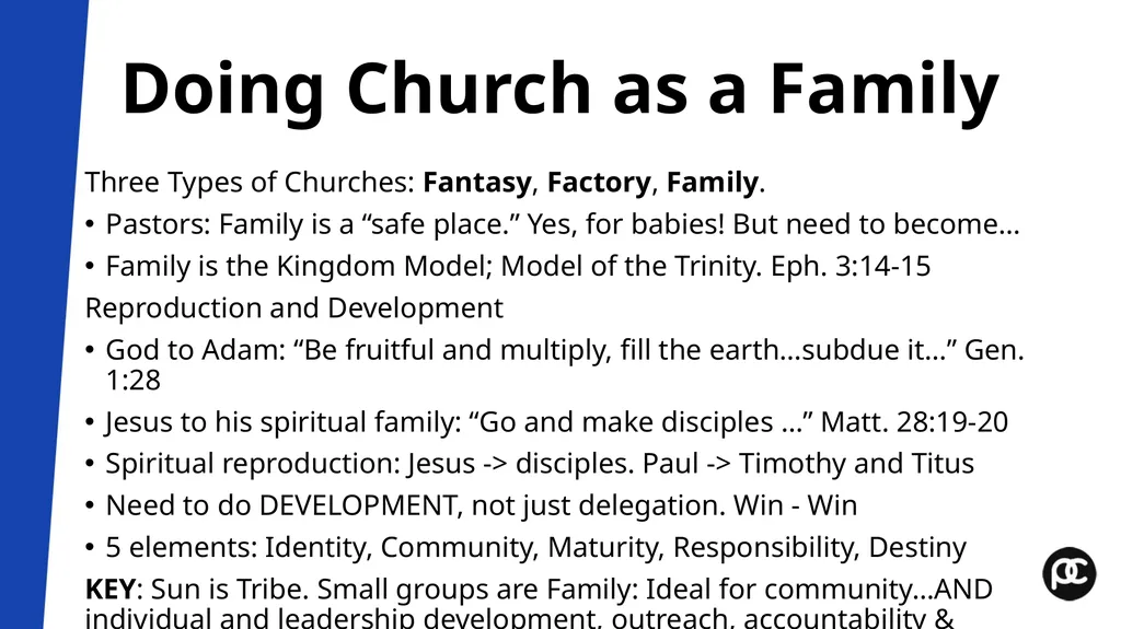 Small Group Leader Training Workshop Pastor’s - slide 11 of 61