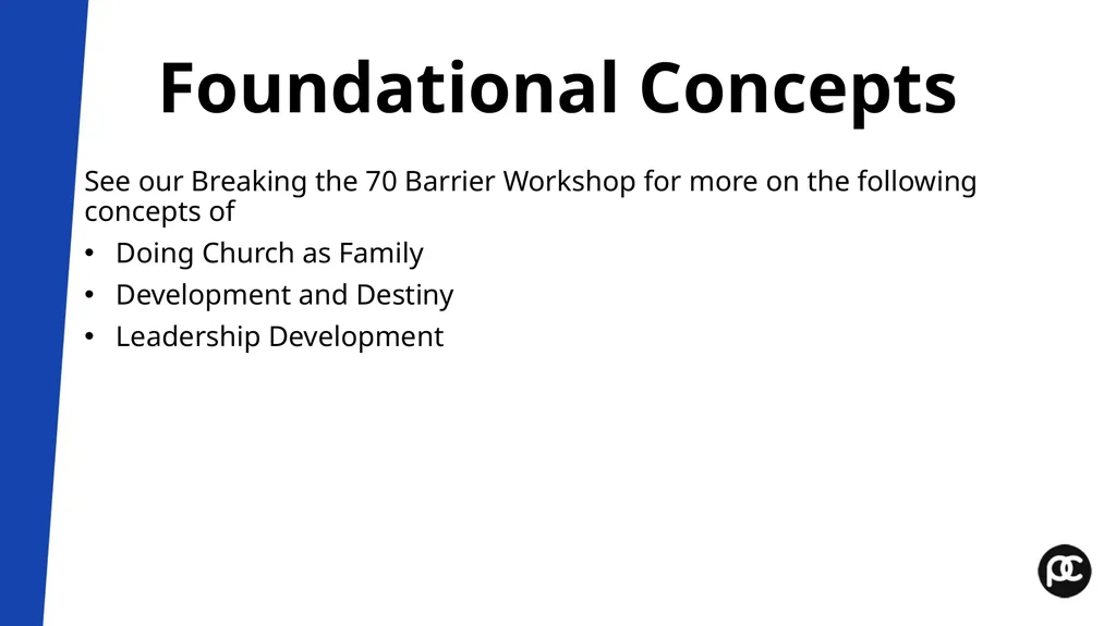 Small Group Leader Training Workshop Pastor’s - slide 10 of 61