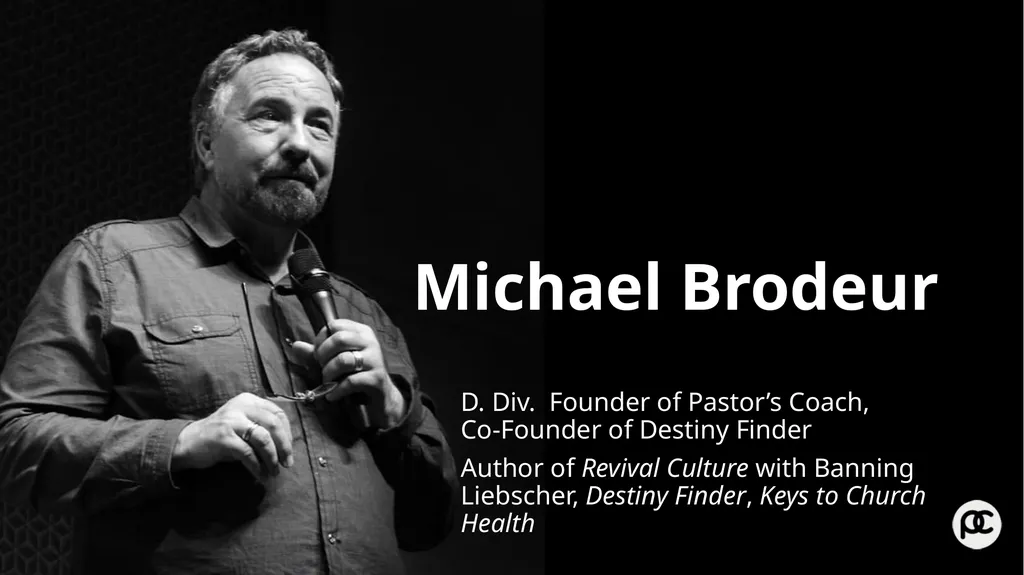 Small Group Leader Training Workshop Pastor’s - slide 5 of 61