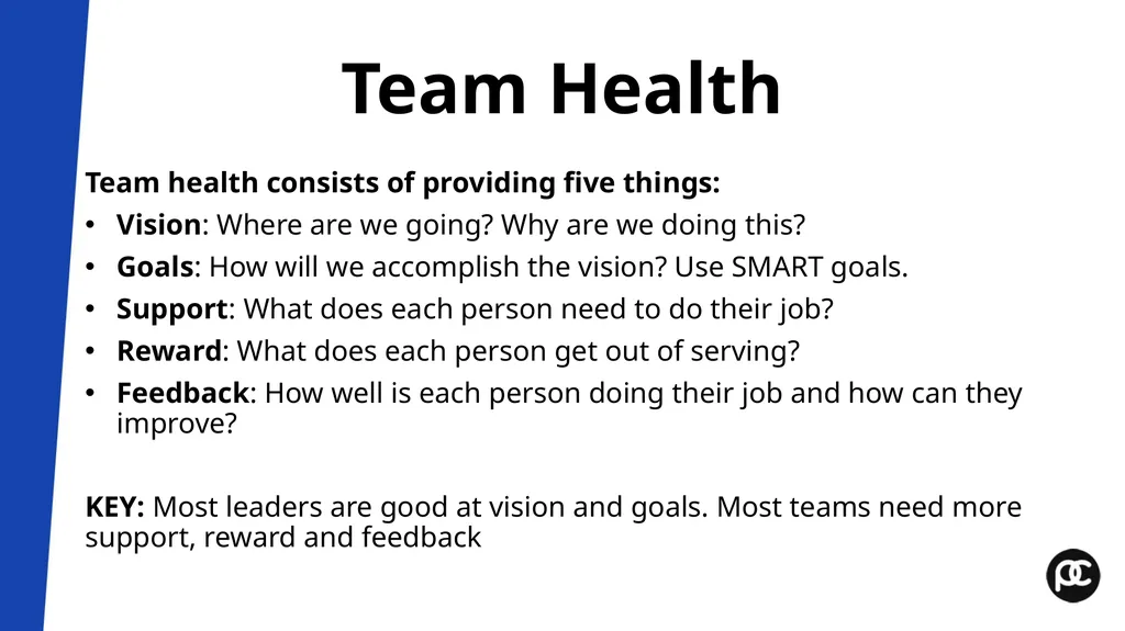 Small Group Leader Training Workshop Pastor’s - slide 31 of 61