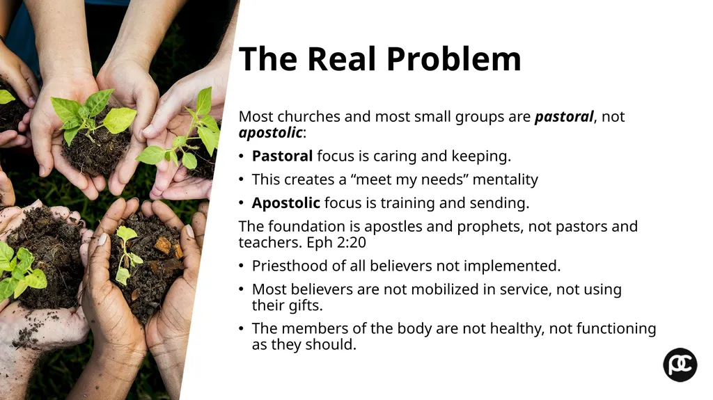 Small Group Leader Training Workshop Pastor’s - slide 8 of 61