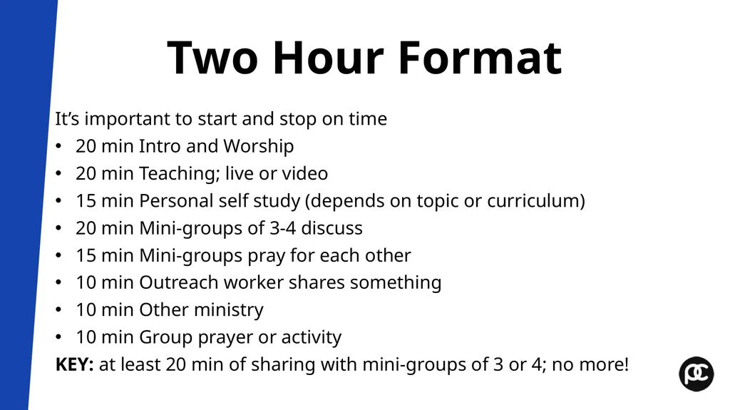Small Group Leader Training Workshop Pastor’s - slide 36 of 61