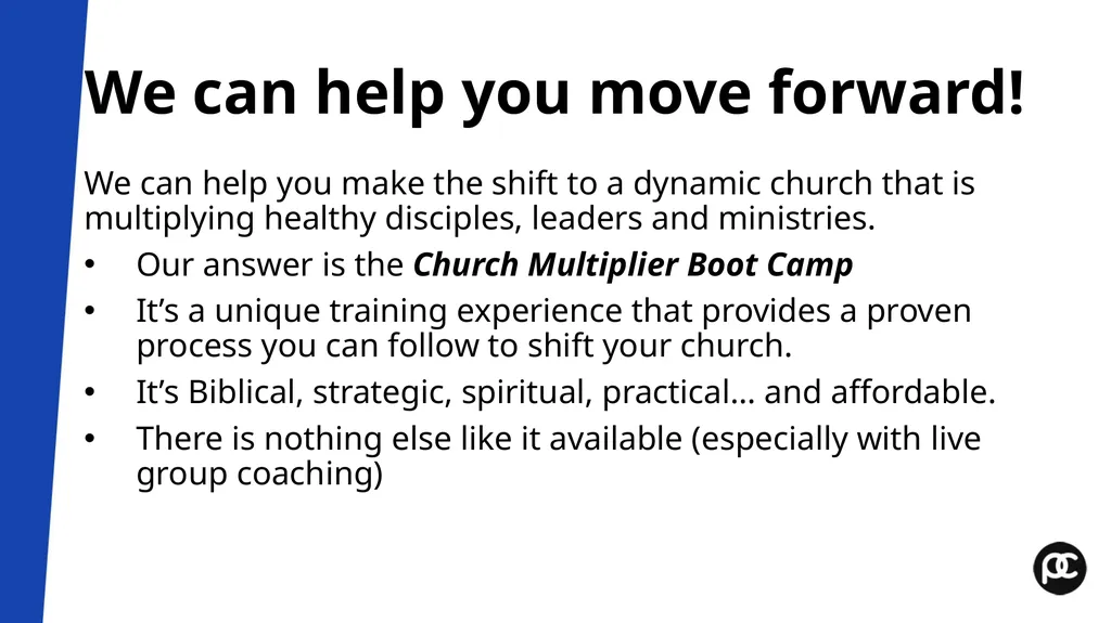 Small Group Leader Training Workshop Pastor’s - slide 45 of 61